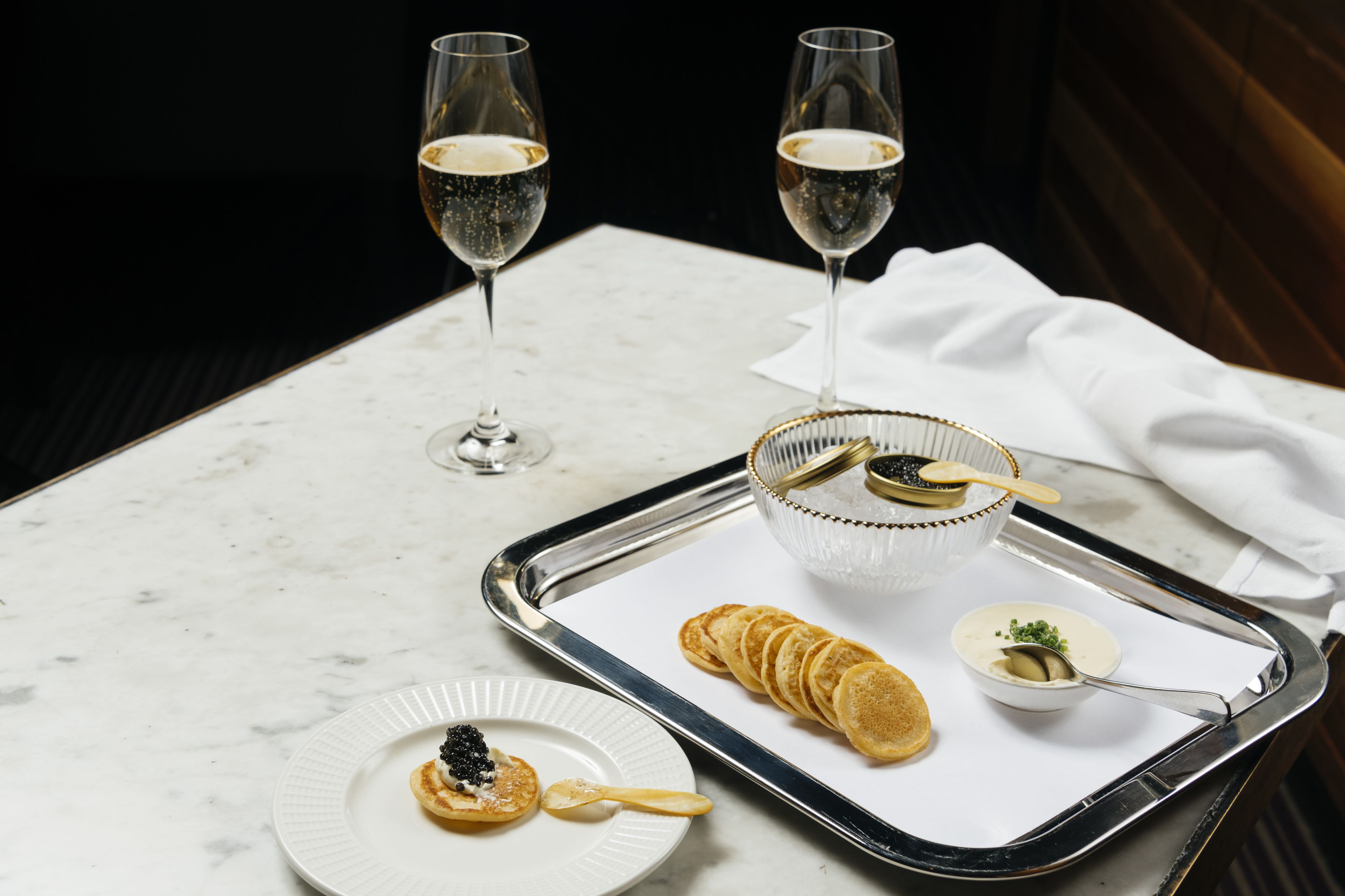 The must-try dish: caviar at R Bar. Photo: Supplied.