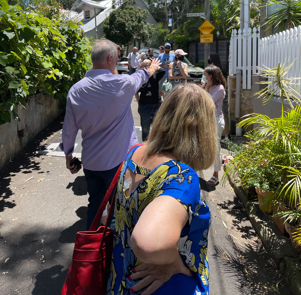 Lines for rental inspections have become a common sight across the nation.  Photo: Peter Rae