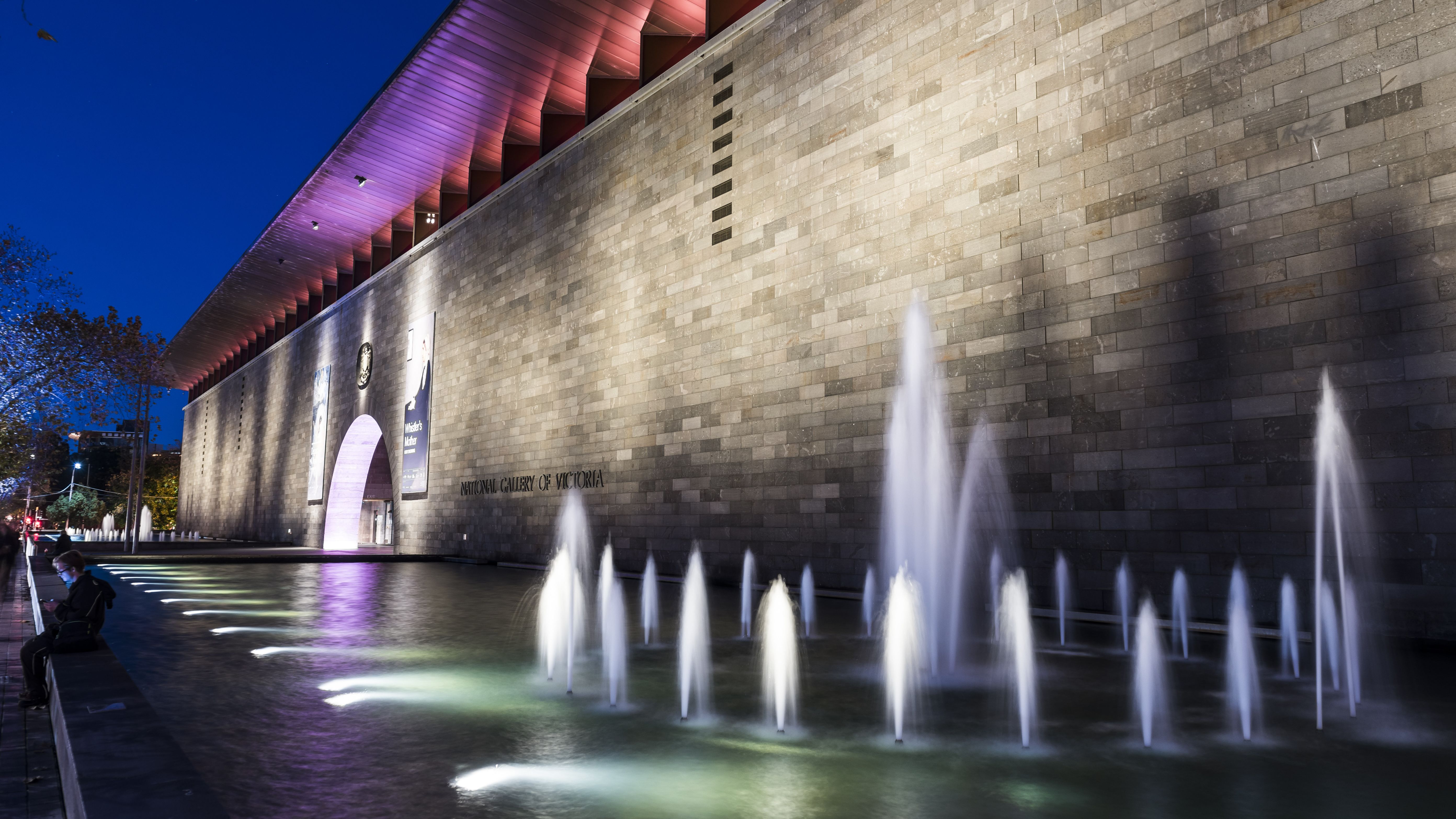 The perfect place for people-watching: Melbourne's National Gallery Victoria. Photo: Robert Blackburn/Visions of Victoria