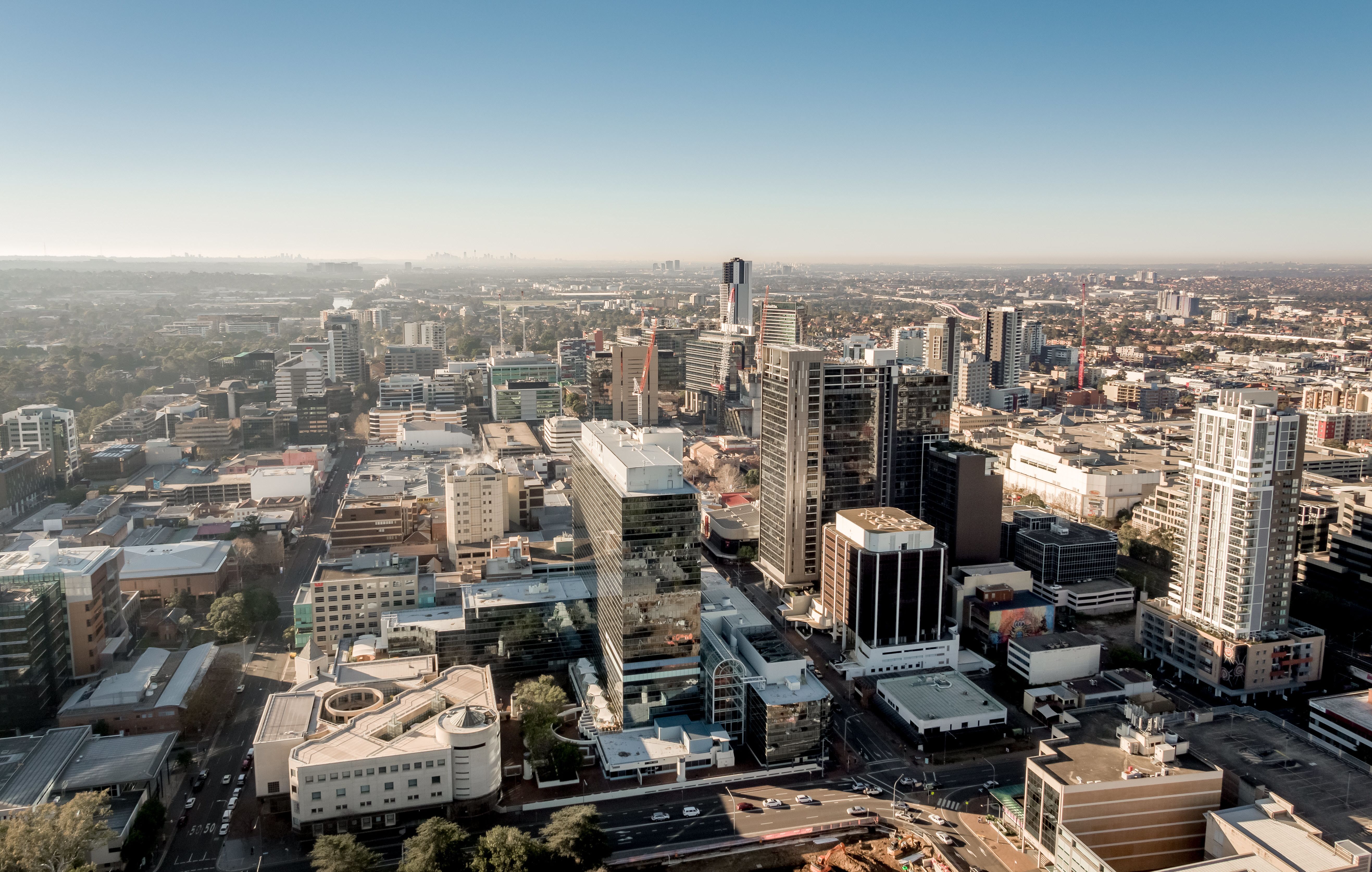 The Parramatta skyline today. Photo: Parramatta Council