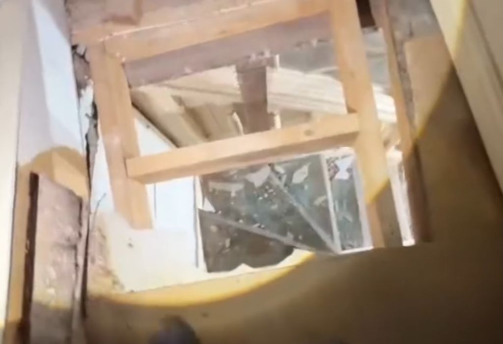 “Behind one loose tile, there was a gap. And behind that, there it was.”