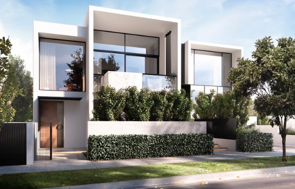 Thirteen townhouses were planned to be built as part of One Orchard at 360 New Street, Brighton. Photo: Ausland Property