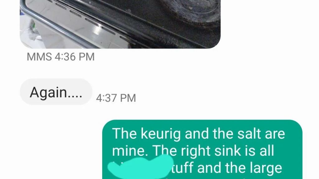 A tenant has snapped at their landlord after receiving these divisive text messages.
