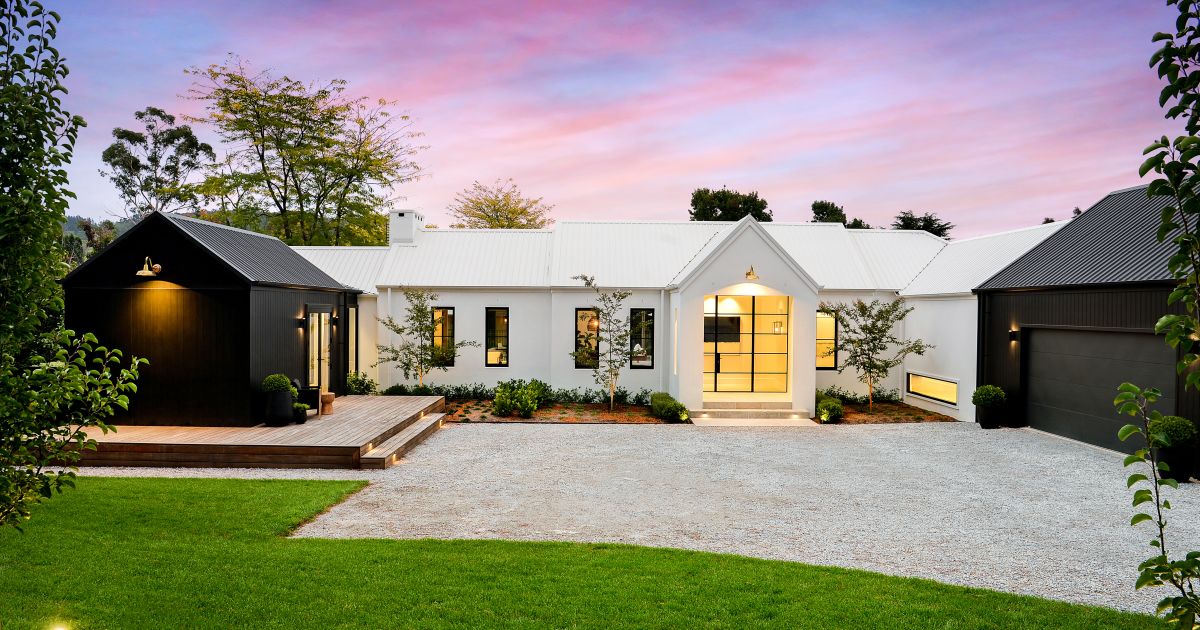 On the market Burradoo pavilionstyle home a modern classic in black