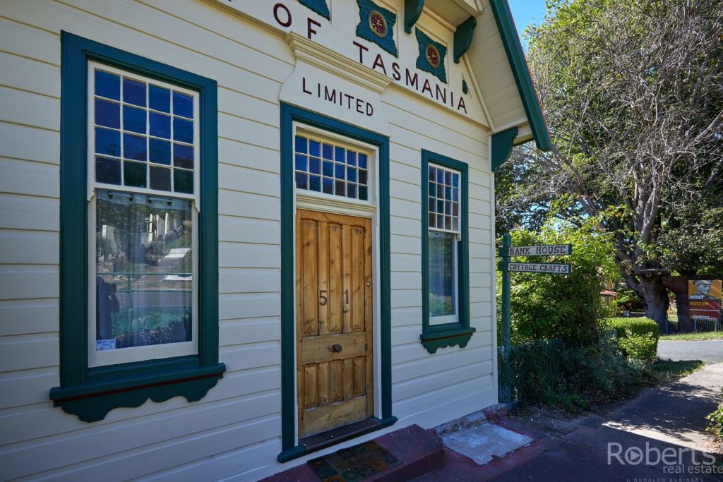 In Derby, Tasmania, the town's old bank is for sale at a price some may