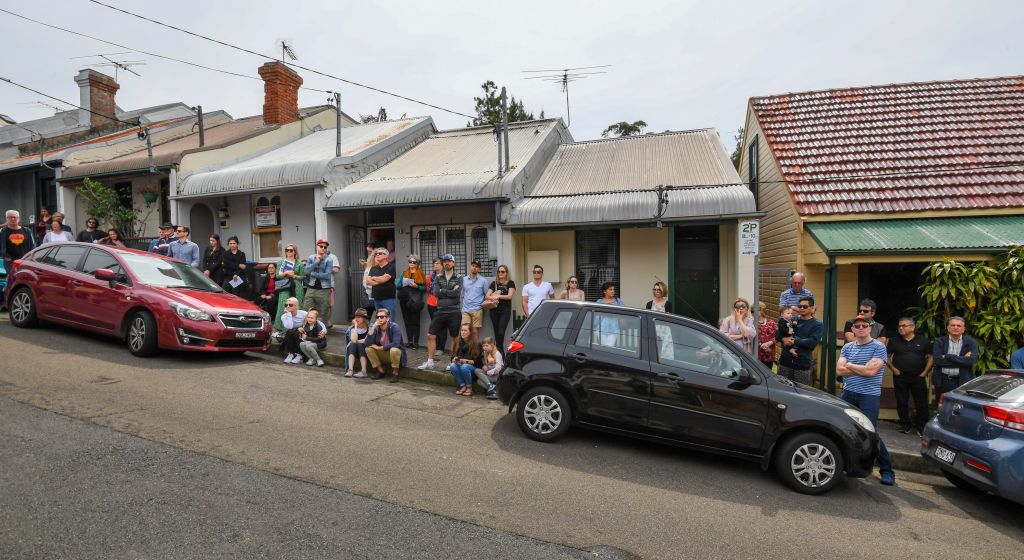 The auction of 6 Coulon Street, Rozelle on Saturday 21 September, 2019.