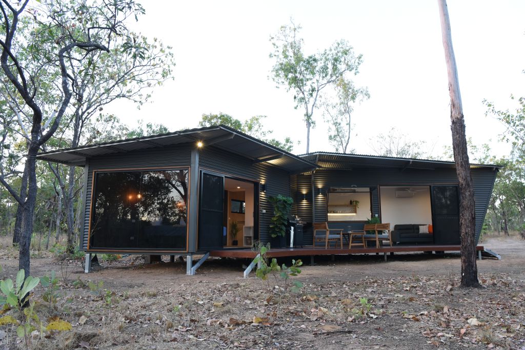 Container House Nt How one family turned shipping containers into a unique Northern ...