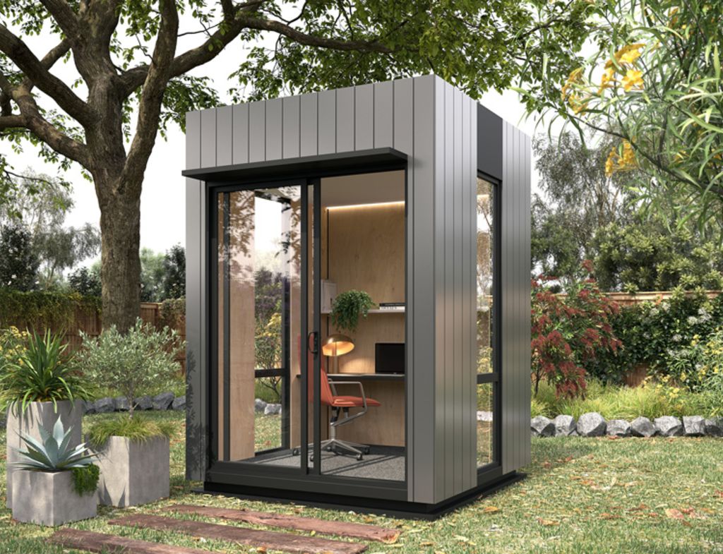 Backyard home office pods by Harwyn