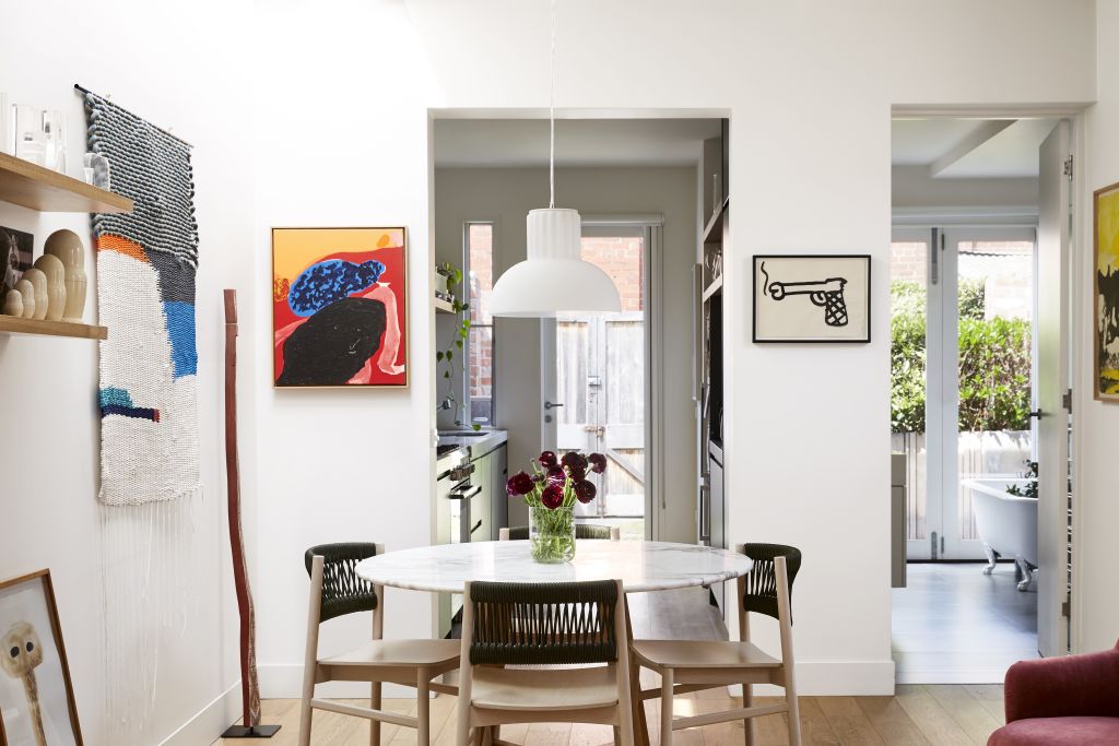 Decorating a blank canvas: Inside a home that resembles a gallery