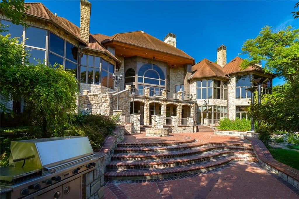 Splash out on a home with a waterfall 17 million Kansas mansion with