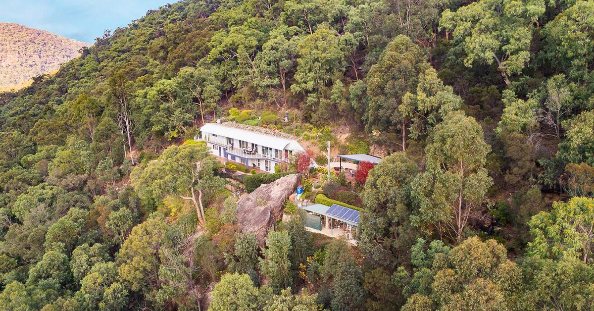 Incredible ecofriendly Terra Dome home excavated into side of a hill