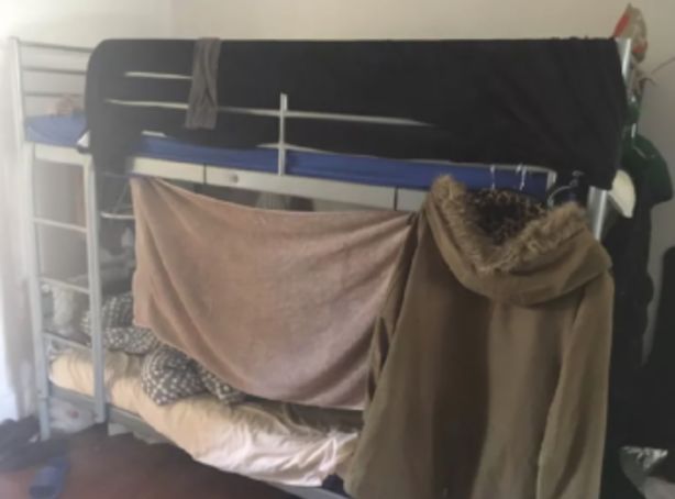 A bed in a roomshare in inner Sydney which was advertised late last year for $125.