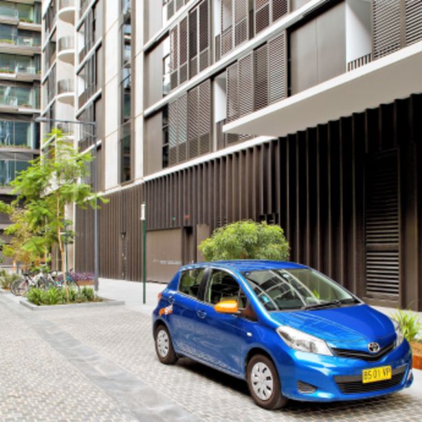 GoGet vehicle at Central Park in Sydney.