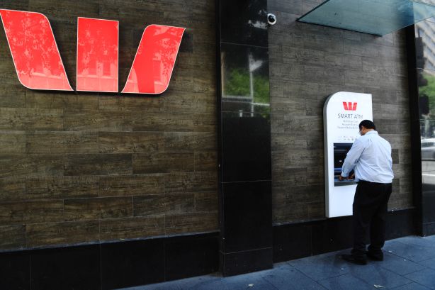 Man using a Westpac ATM Generic
