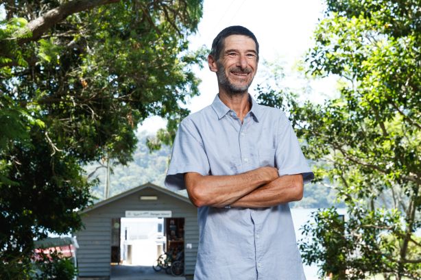 David Reynolds has called Dangar Island home for 23 years. Photo: Steven Woodburn