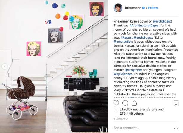 21 Year Old Kylie Jenners Home Makes The Cover Of Architectural Digest