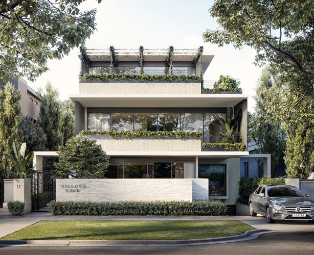 Village Luxe 12 Springfield Avenue, Toorak Architect: MGA Developer: Crampton Dean Interior design: MGA with Crampton Dean