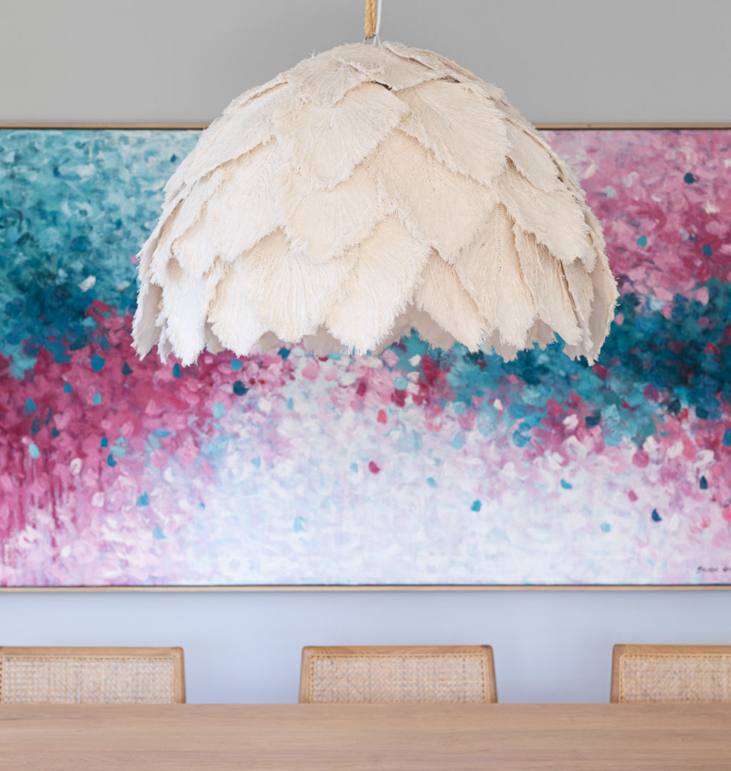 Statement light fixtures can create the WOW moment, Rogers says. Photo: Elouise van Riet-Gray