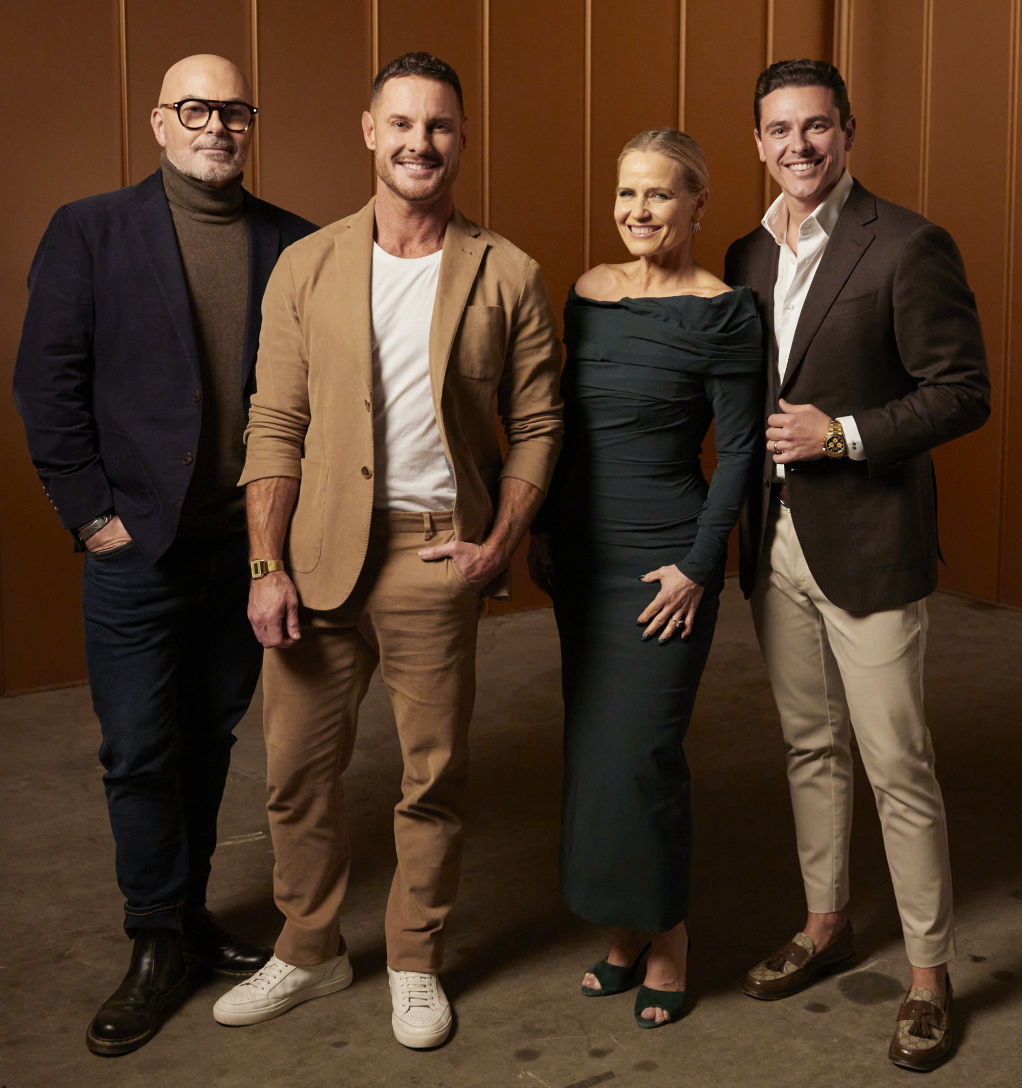 Cress confirmed that Darren Palmer, Shaynna Blaze and Marty Fox will return as judges in 2024. Photo: Nine
