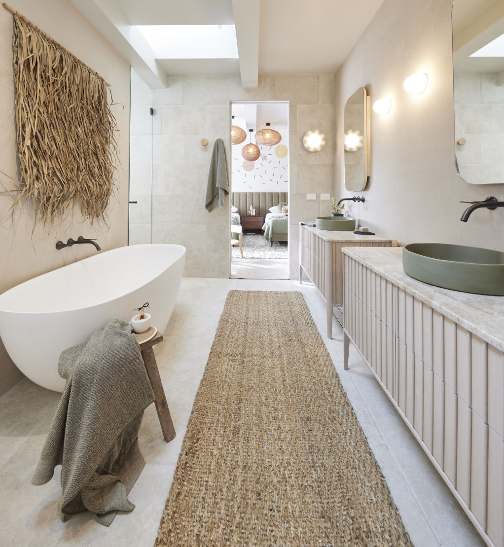 A bathtub and decent storage are essential. Photo: Nine