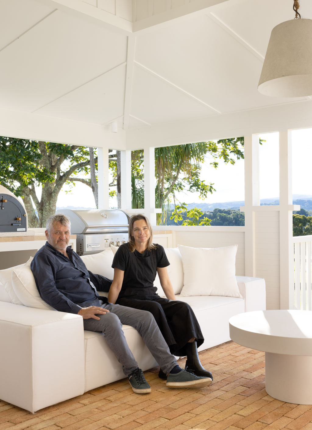 Interior designer Ali Griffiths and her partner, builder Michael Beukers, restored and extended an original 1927 Queenslander in the Byron Bay hinterland. Photo: Louise Roche - The Design Villa