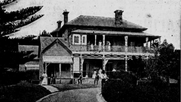 Ballamac House in 1897, when it was the Baden Baden Hotel. Photo: Supplied