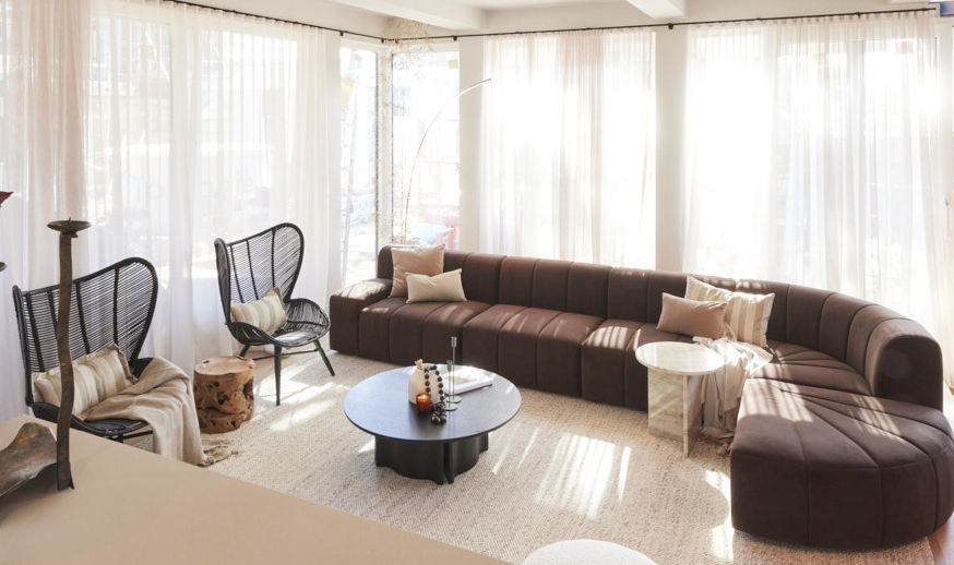The size and scale of lounges will impact the functionality and feel of the room. Photo: Nine