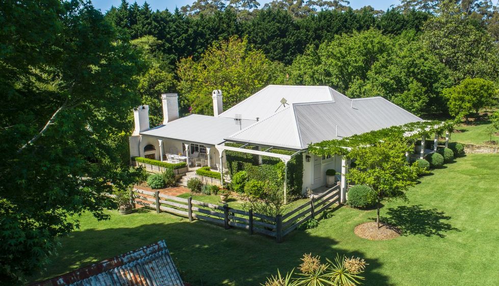 Collette Dinnigan's farm stay, known as the White House, is up for $4 million to $4.5 million.