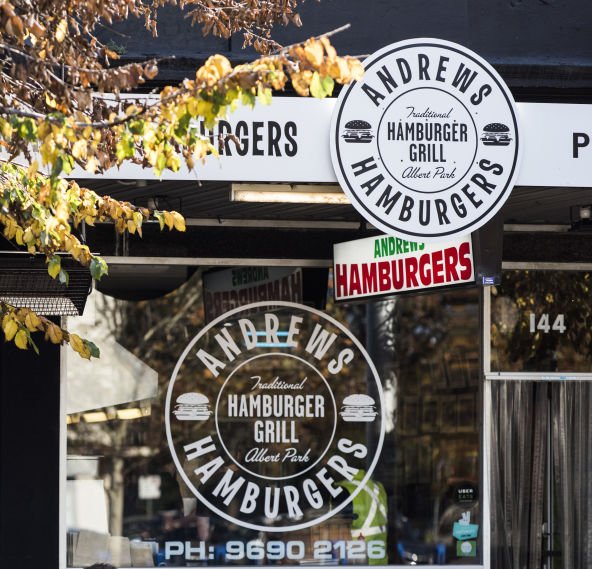 'Your pattie can’t be too lean because it will become too dry,' says Greg Pappas of Andrew's Hamburgers of making burgers at home. Photo: Josh Robenstone