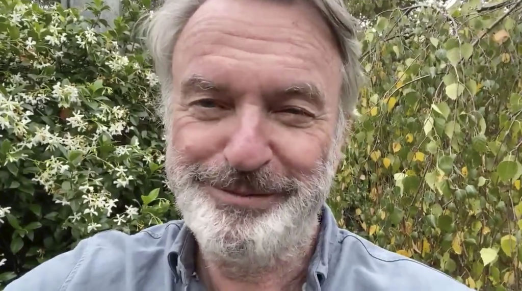 Actor Sam Neill has kept himself busy during isolation with regular entertaining social media updates, and plans to sell his Double Bay home.