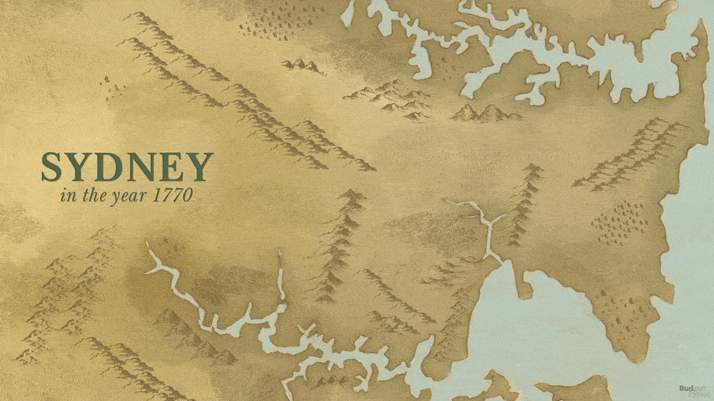 Maps track how Sydney changed in 250 years since colonisation