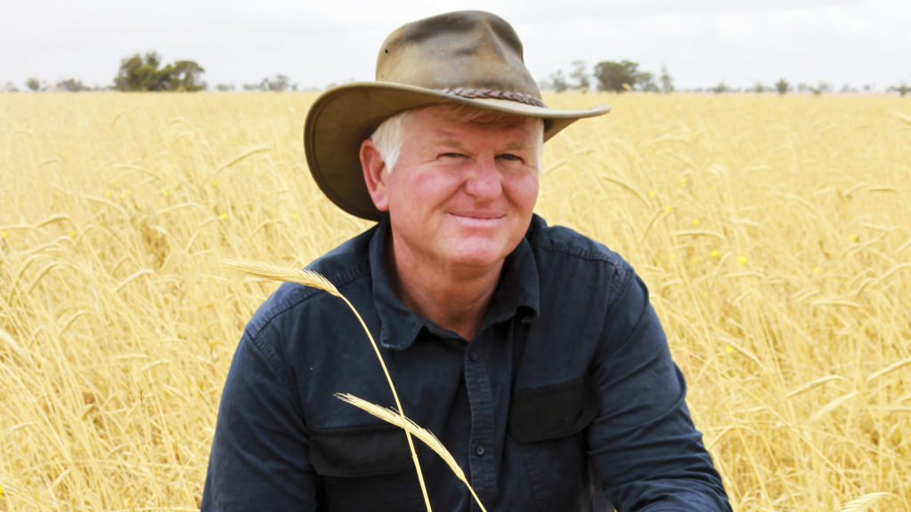 He said he hopes his new farming methods will reduce his exposure to economic shocks.  Photo: Helen Hobbs