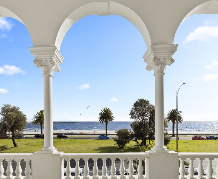 'A miniature castle on the beach' just listed at an iconic Middle Park address