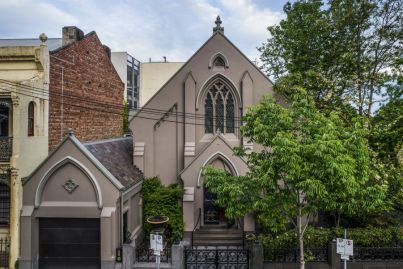 Frank Costa's East Melbourne church home hits the market for $3.5m-$3.8m