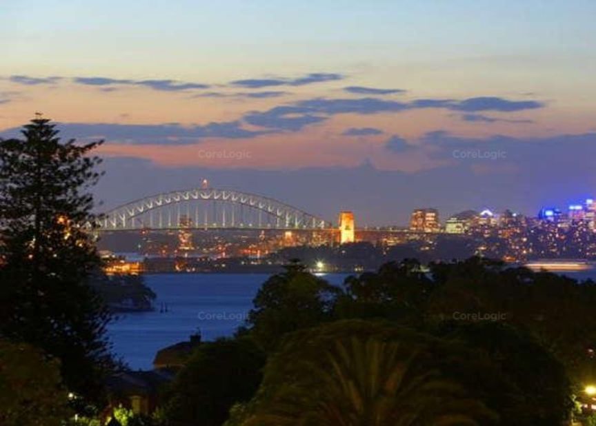 The Bellevue Hill mansion offers city and harbour views.