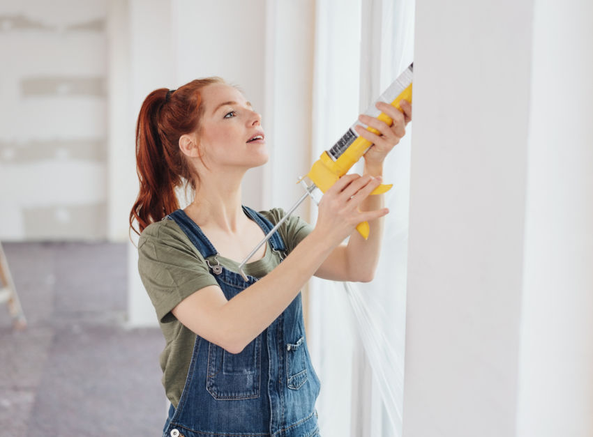 Seal up any cracks with gap filler. Photo: iStock