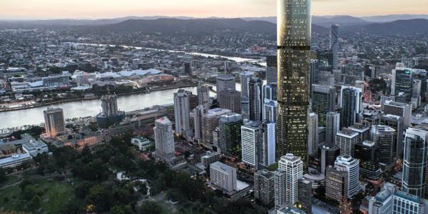 Brisbane S Tallest Building Highest Nine Levels Up For Sale