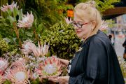 Melbourne florist Flowers Vasette turns Flinders Street into a post-lockdown oasis