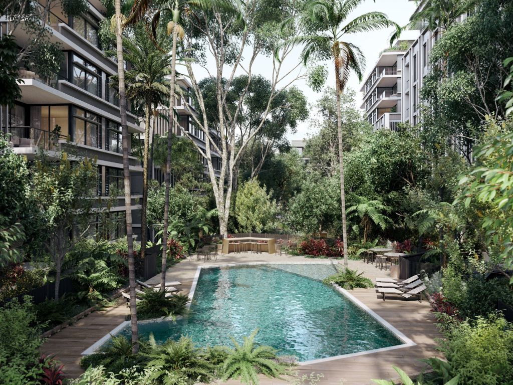 New apartment developments, such as The Newlands at St Leonards in Sydney, are increasingly focusing on communal features and liveability.
