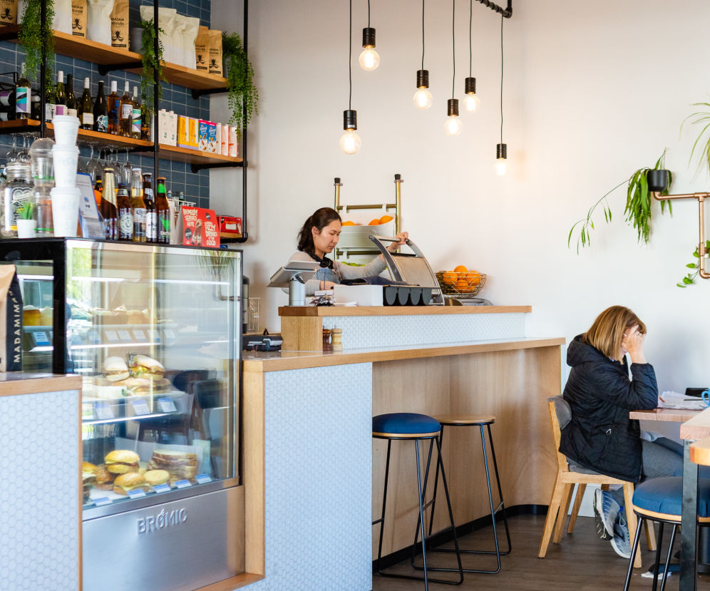 Locals enjoy the peacefulness of Middle Park with quiet streets and cafe. Photo: Greg Briggs.