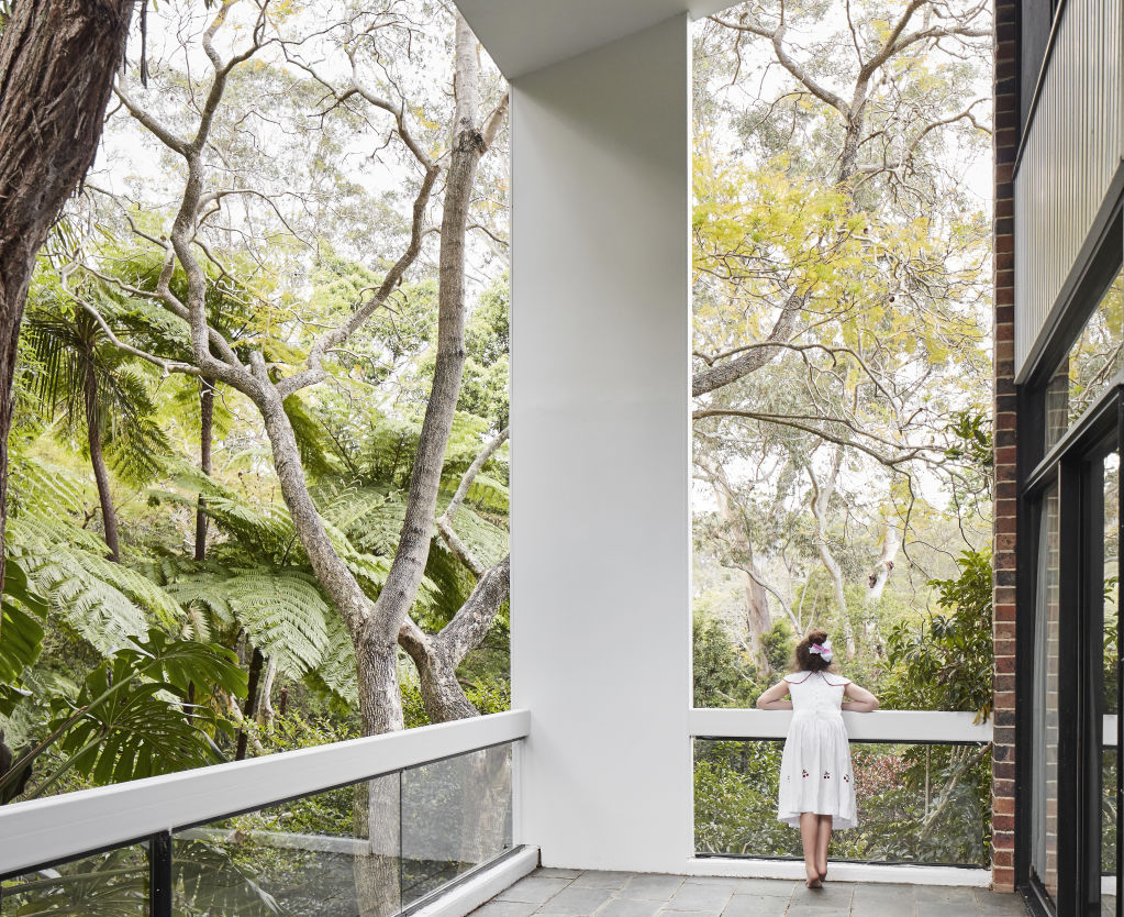 The home is surrounded by lush bushland that can be enjoyed on the terrace. Photo: Supplied