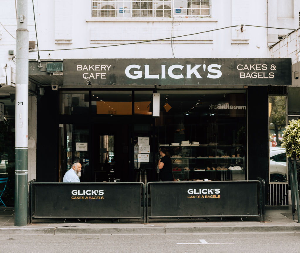 Glick's Bakery and Cafe on Glenferrie Road. Photo: Vaida Savickaite