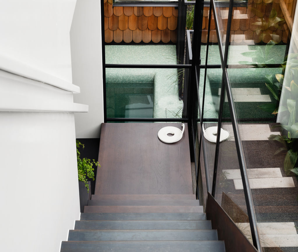 A small plunge pool for the warmer months.  Photo: Jellis Craig.