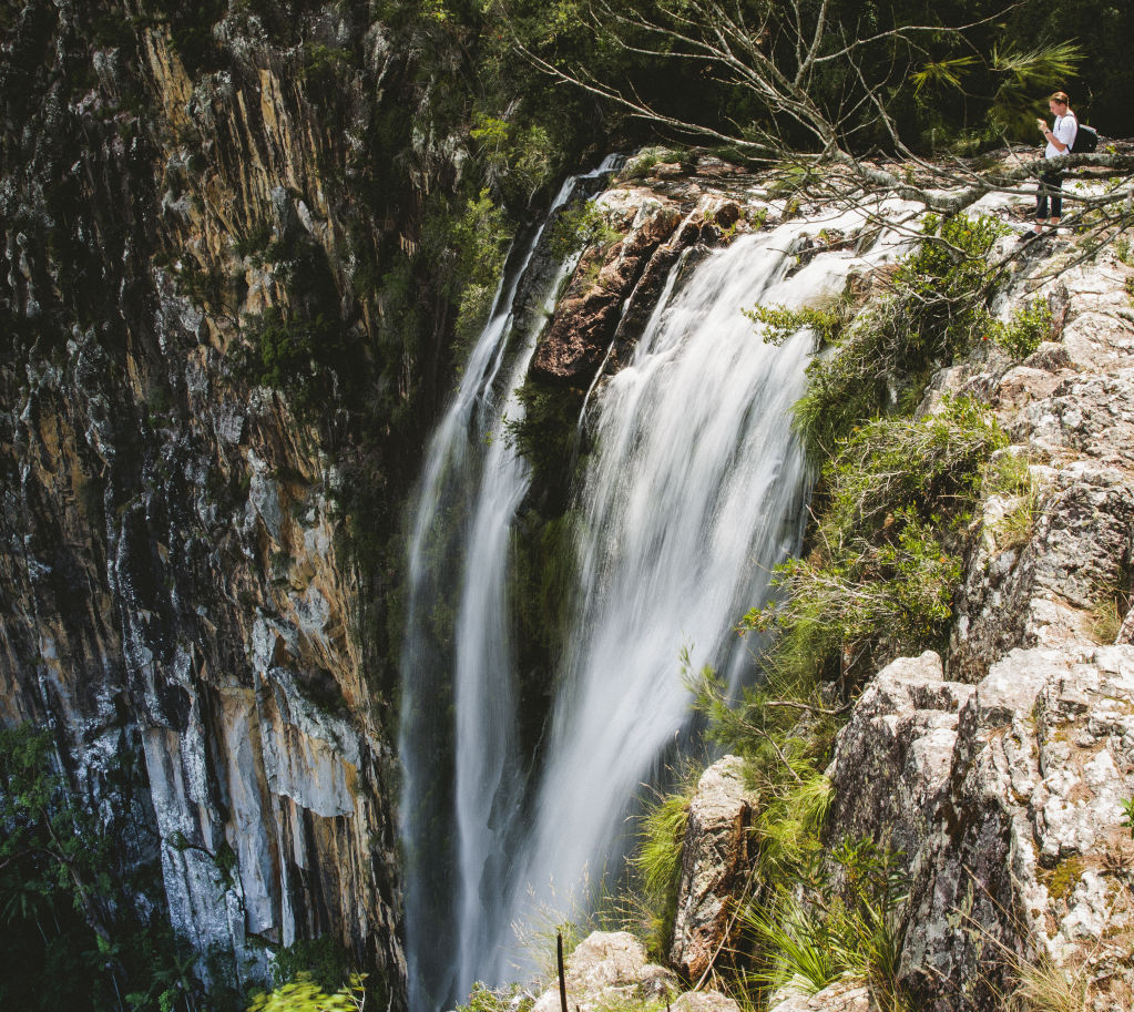 Minyon Falls in Nightcap National Park is one of Kyogle's natural treasures. Photo: James Horan