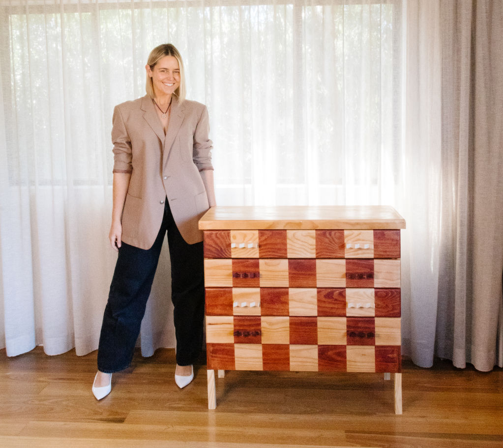 'Painting or staining second-hand furniture to better suit your interior style is a great starting point,' Jaharn Quinn says. Photo: Supplied