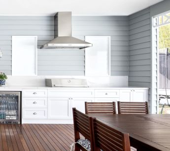 Match decking boards to interior floorboards for a cohesive look.