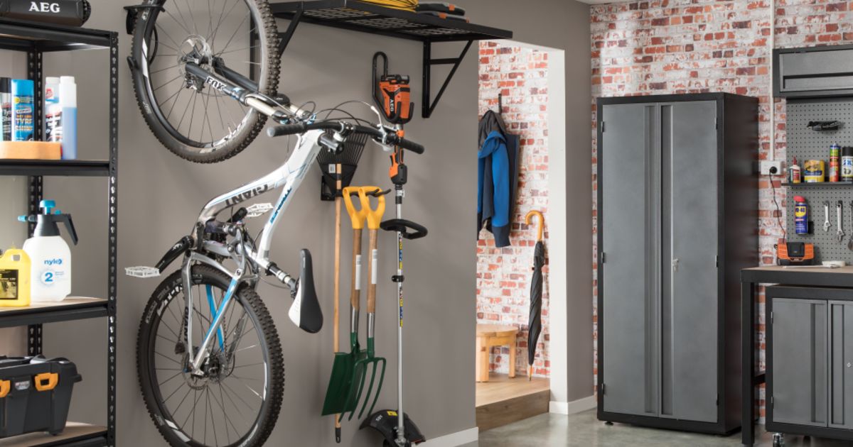 Garage Makeover From Mess To Magic, Garden Tool Hooks Bunnings