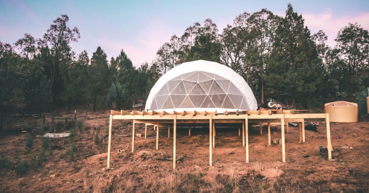 Glamping dome image