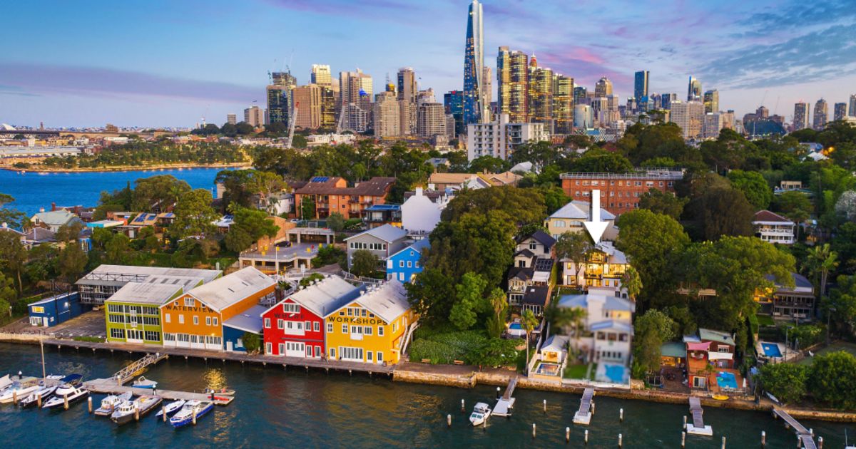 This Balmain East waterfront comes with a catch you’ll never want to leave