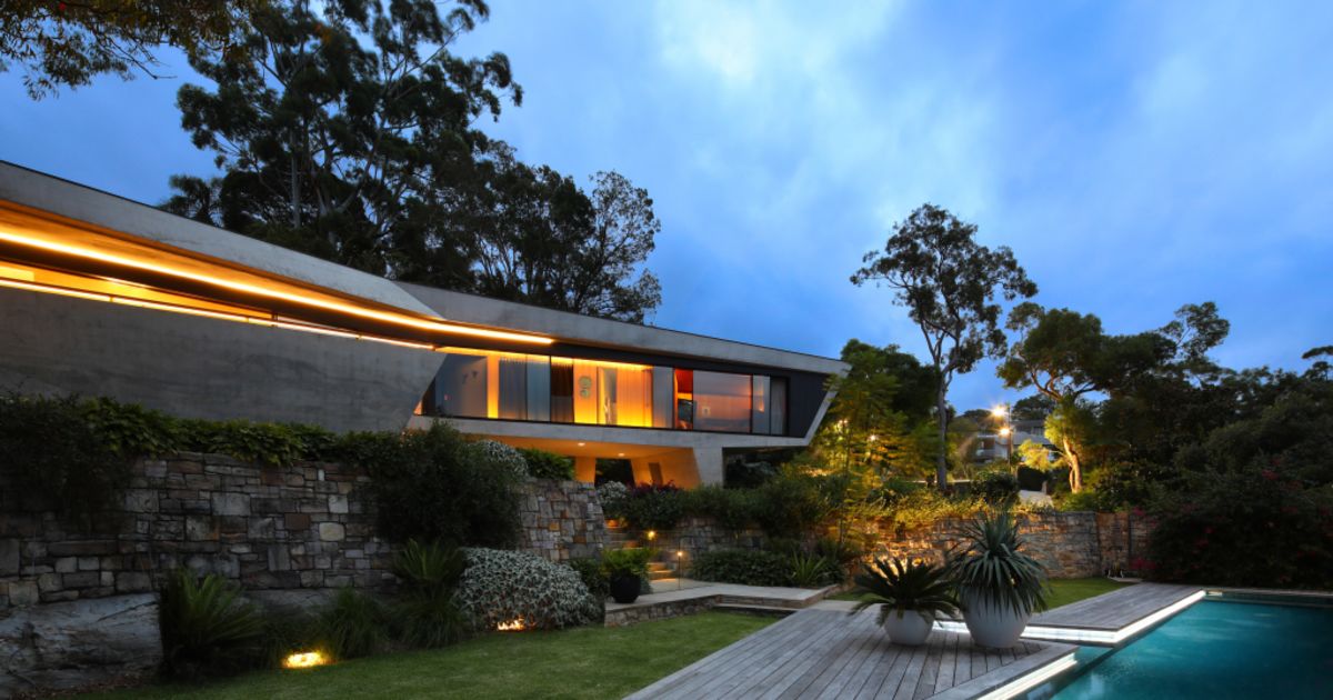 Castle Cove House the perfect balance of landscape and great architecture